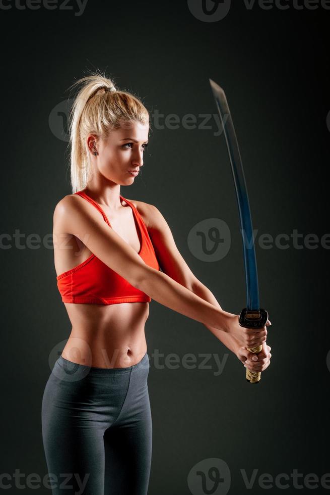 Woman With Katana photo