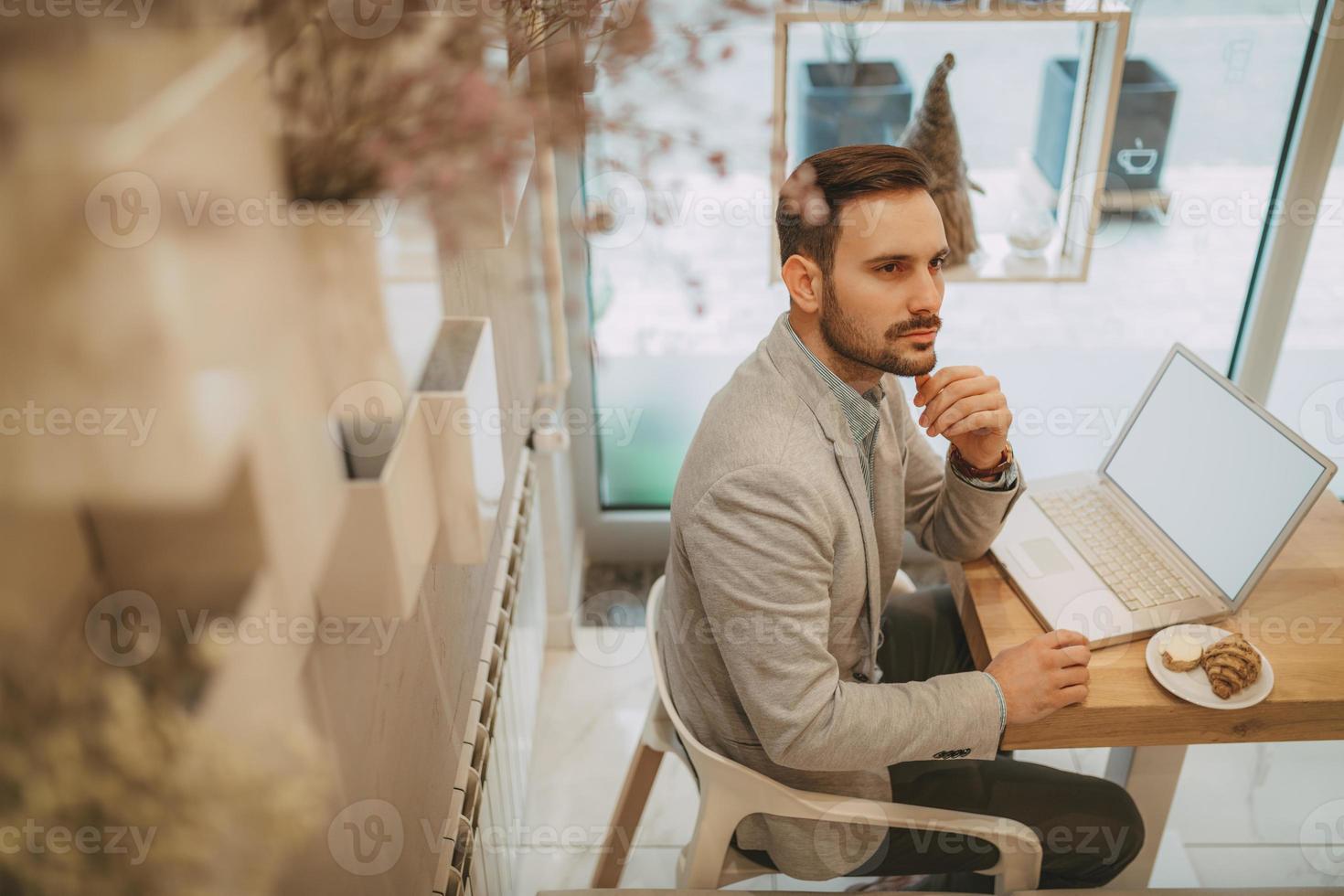 Working In A Cafe photo