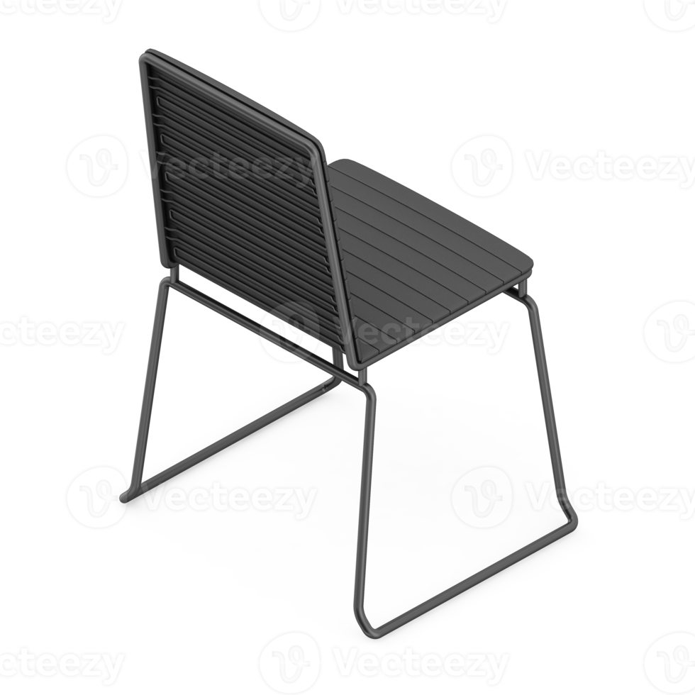 Isometric Chair 3D isolated rendering png