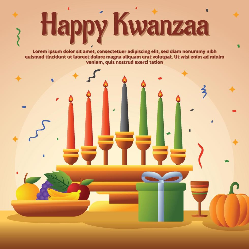 National Kwanzaa Day vector