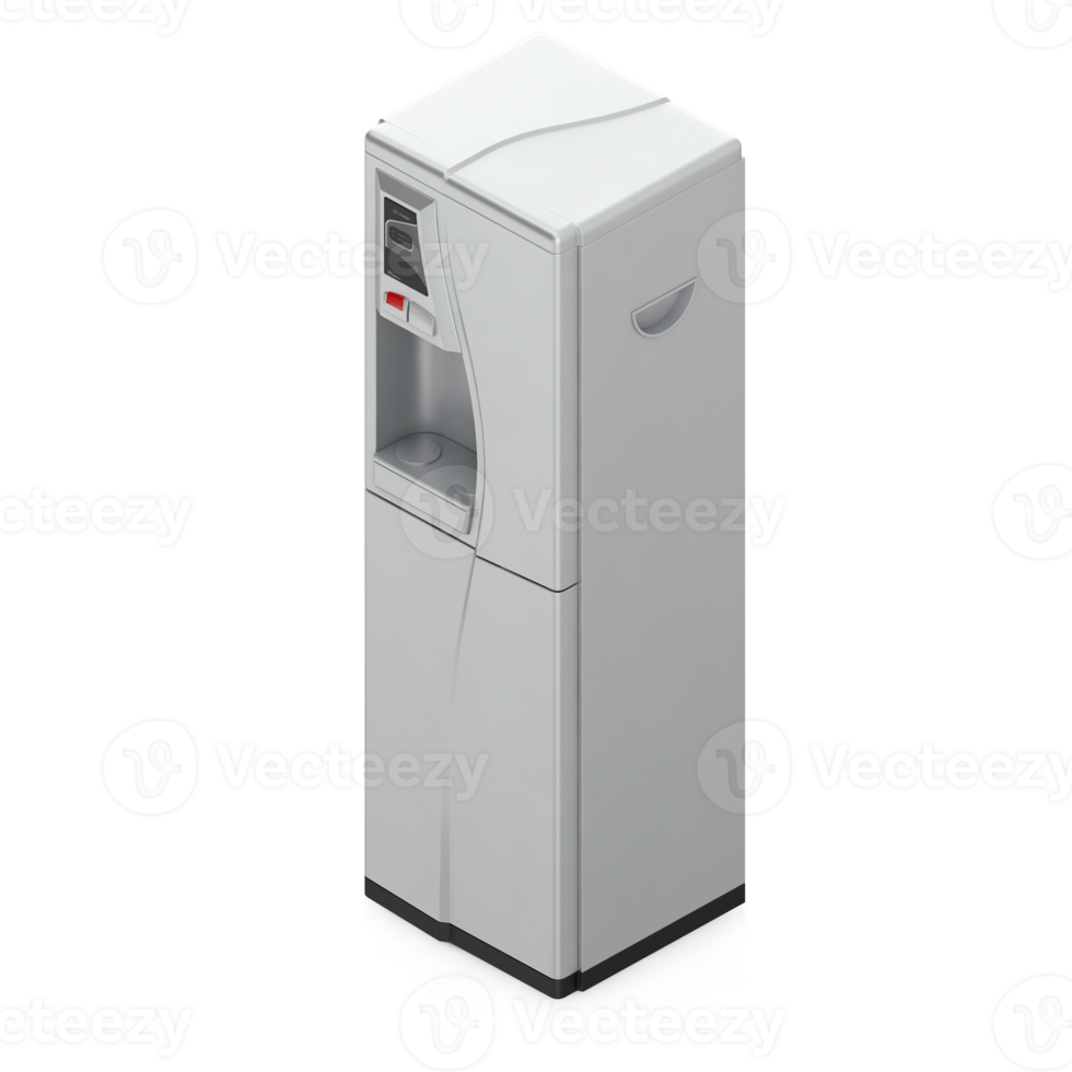 isometrisk vatten dispenser 3d framställa png