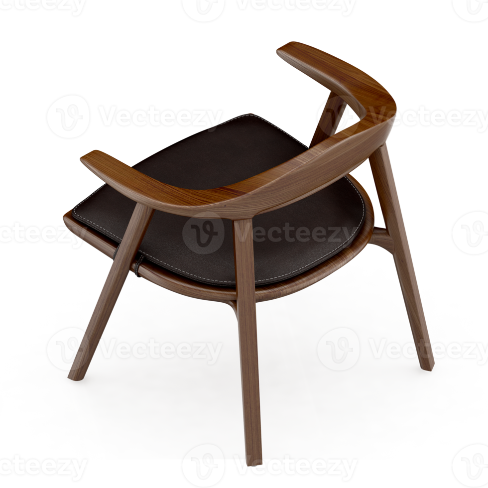 Isometric Chair 3D isolated rendering png