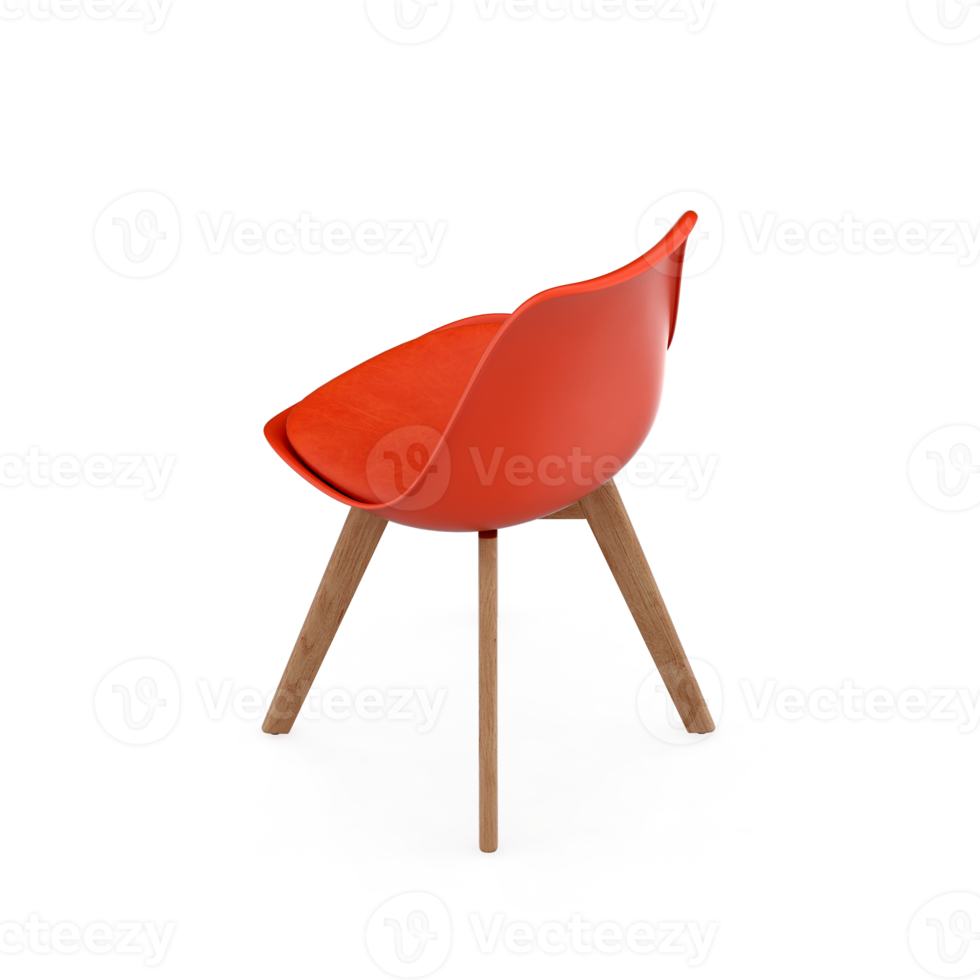 Isometric Chair 3D isolated rendering png