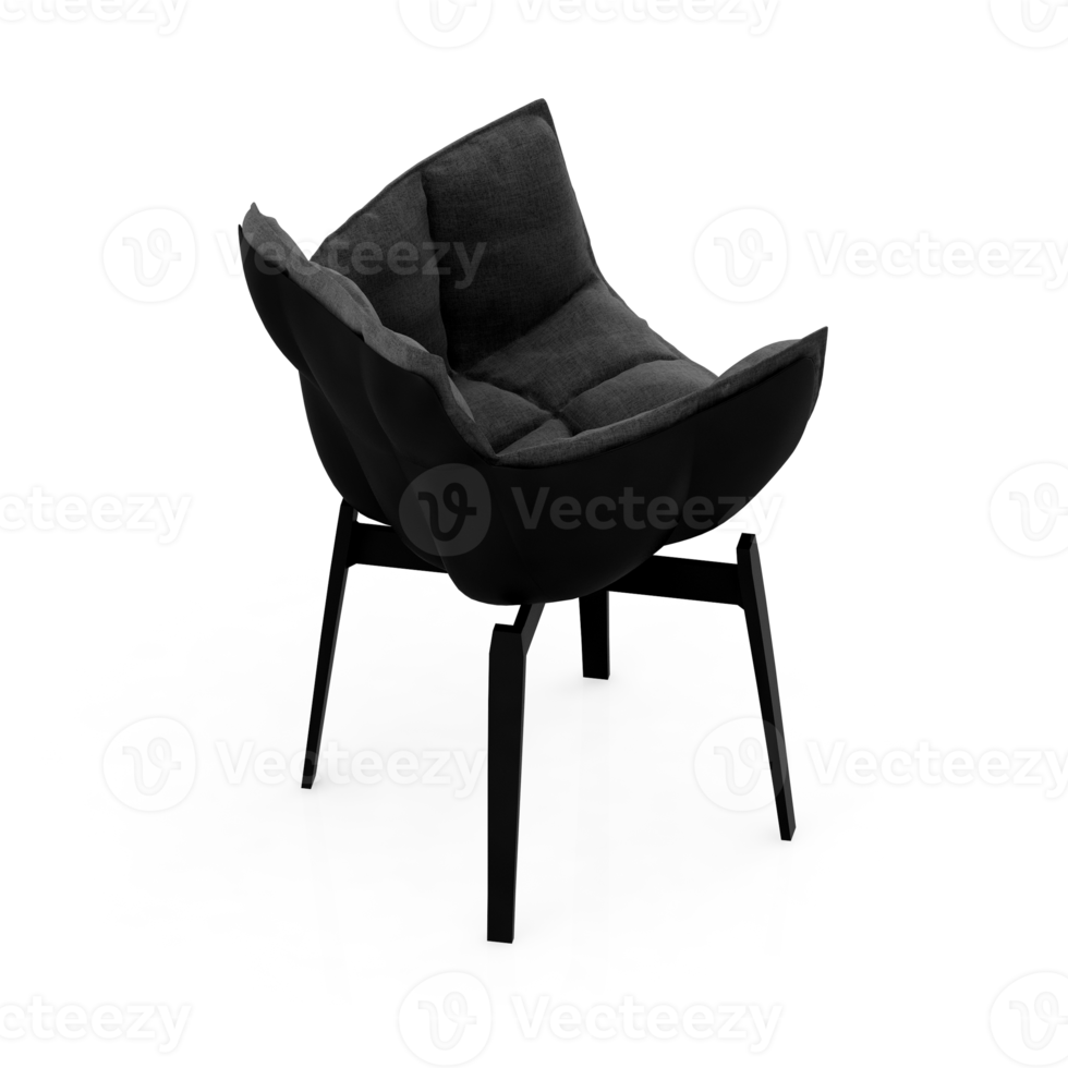 Isometric Armchair Isolated 3D render png