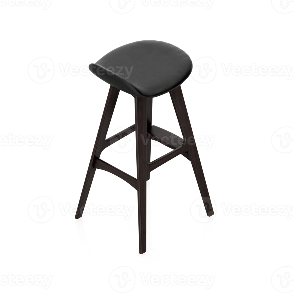 Isometric Chair 3D isolated rendering png
