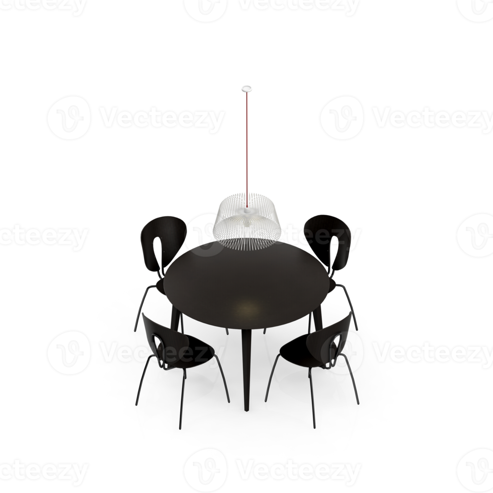 isometrisk tabell 3d framställa png