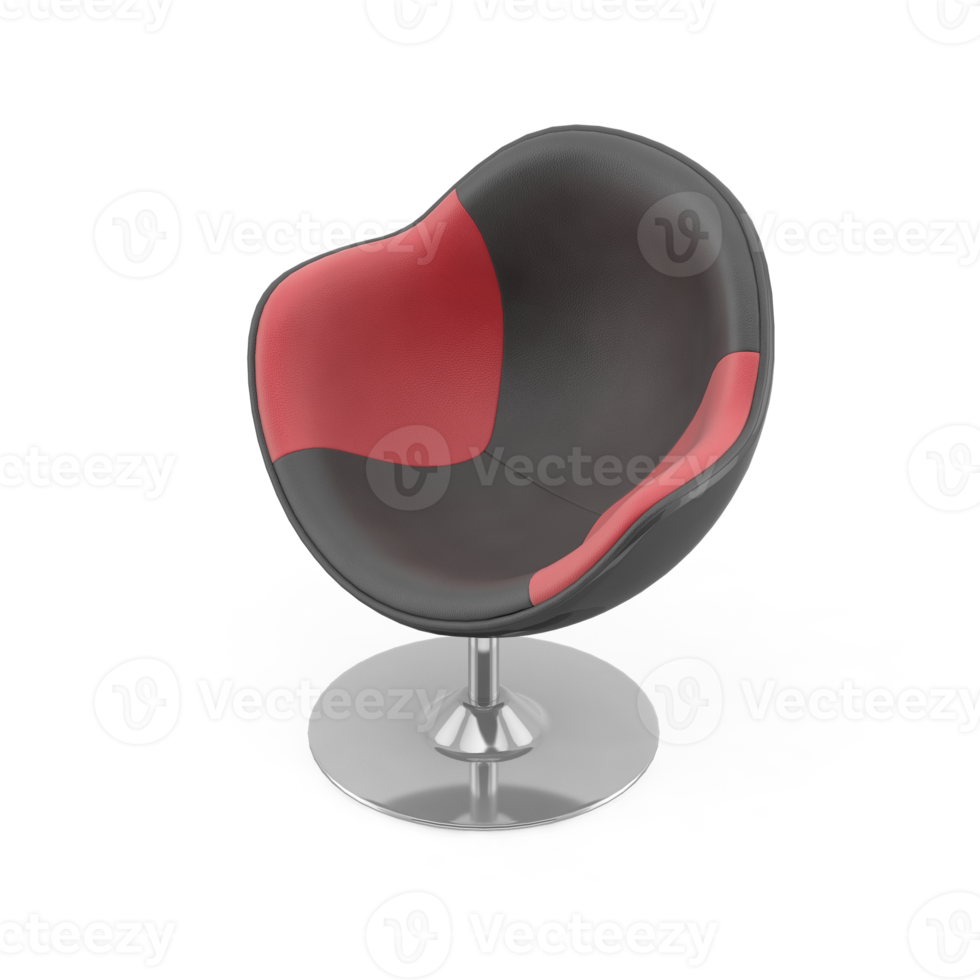 isometrisk stol 3d isolerat tolkning png