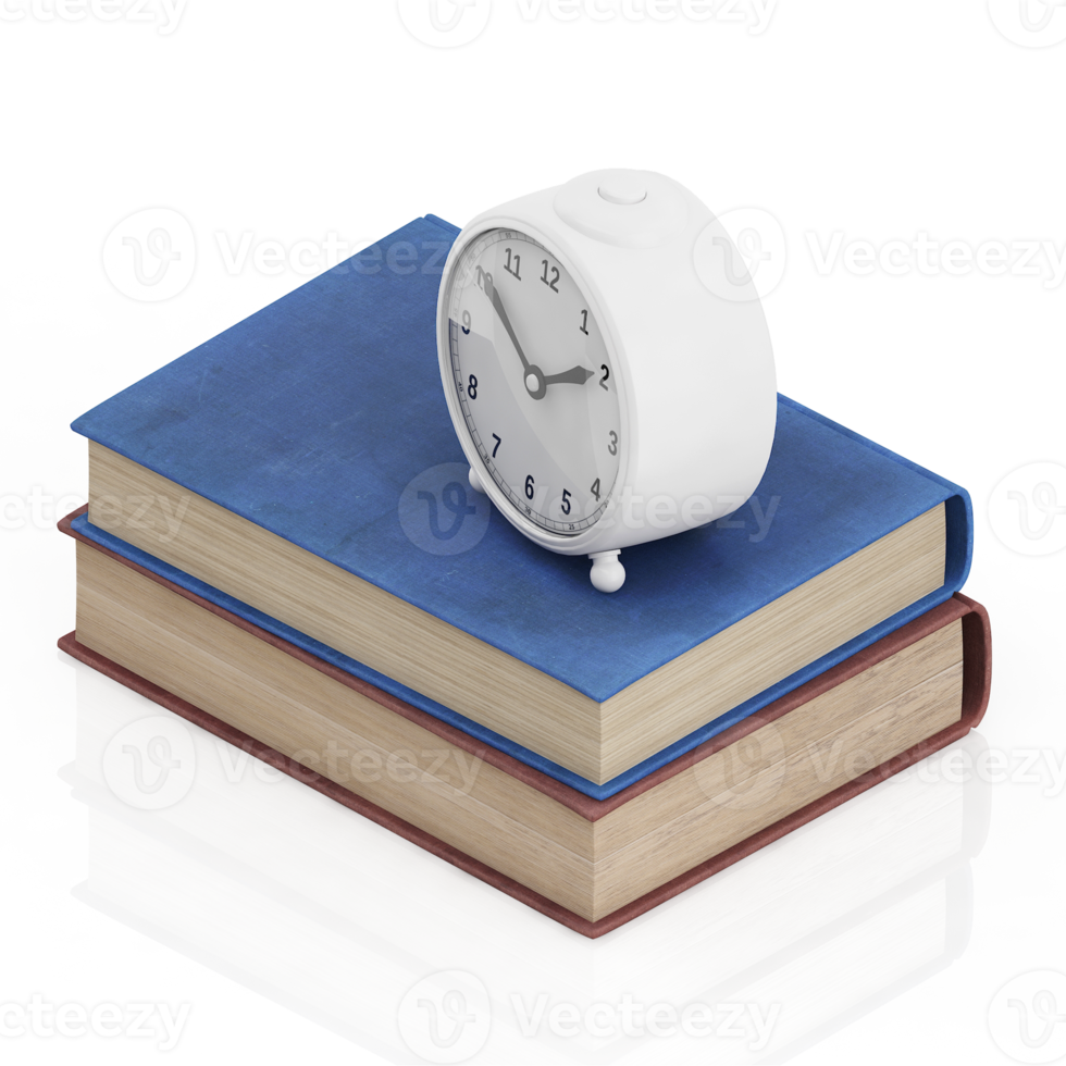 Isometric Books 3D render png