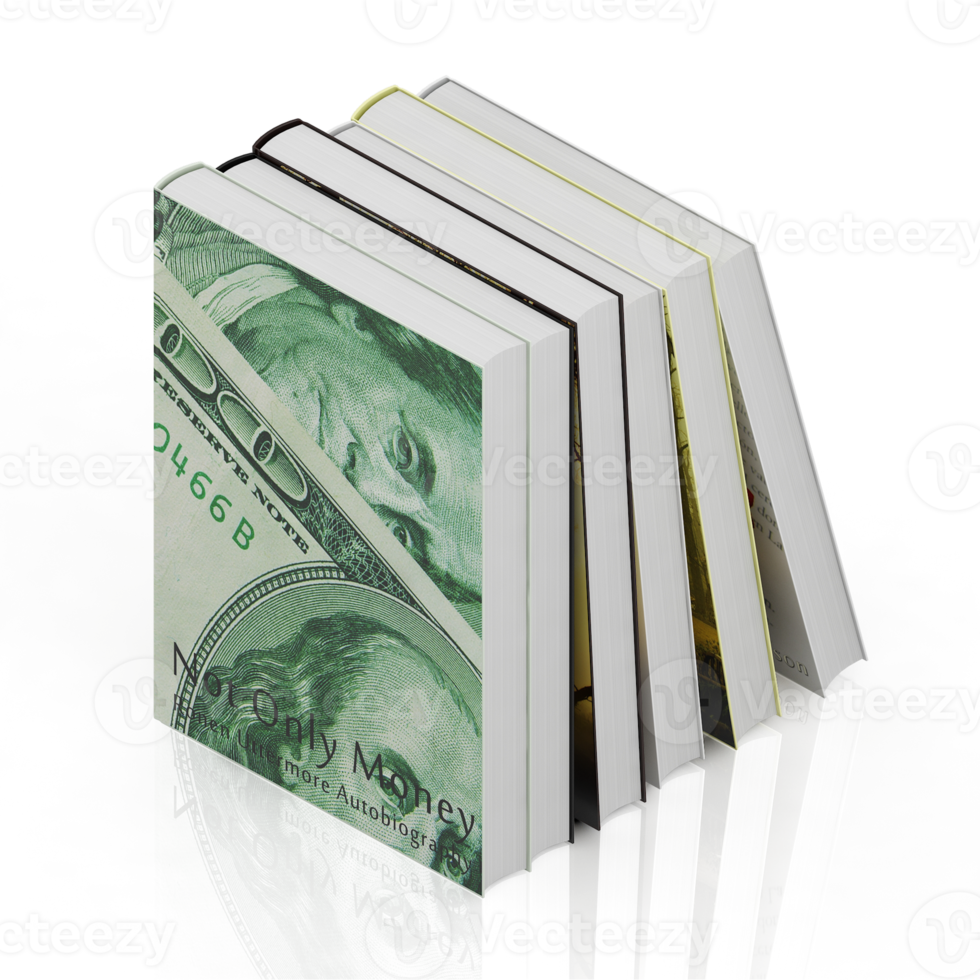Isometric Books 3D render png