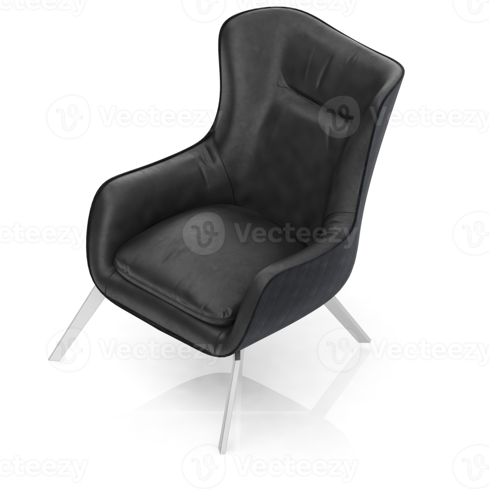 isometrische fauteuil geïsoleerd 3d geven png