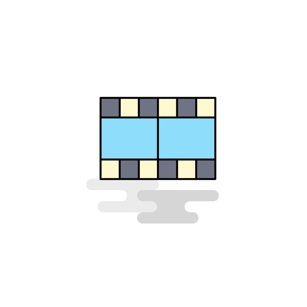 Flat Film Icon Vector