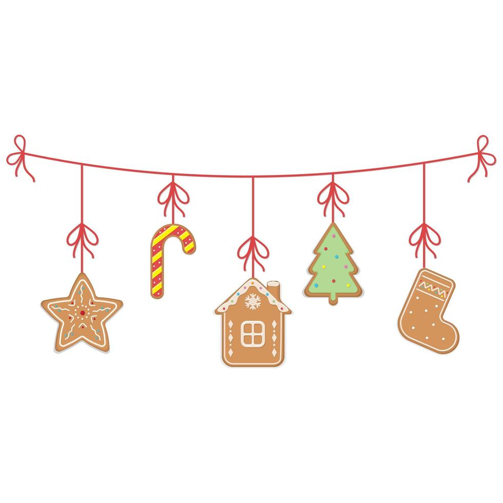 guirnalda de navidad de galletas de jengibre, ilustración de vector de color en estilo de dibujos animados 14063040 Vector en Vecteezy guirnalda de navidad de galletas de jengibre, ilustración de vector de color en estilo de dibujos animados 14063040 Vector en Vecteezy