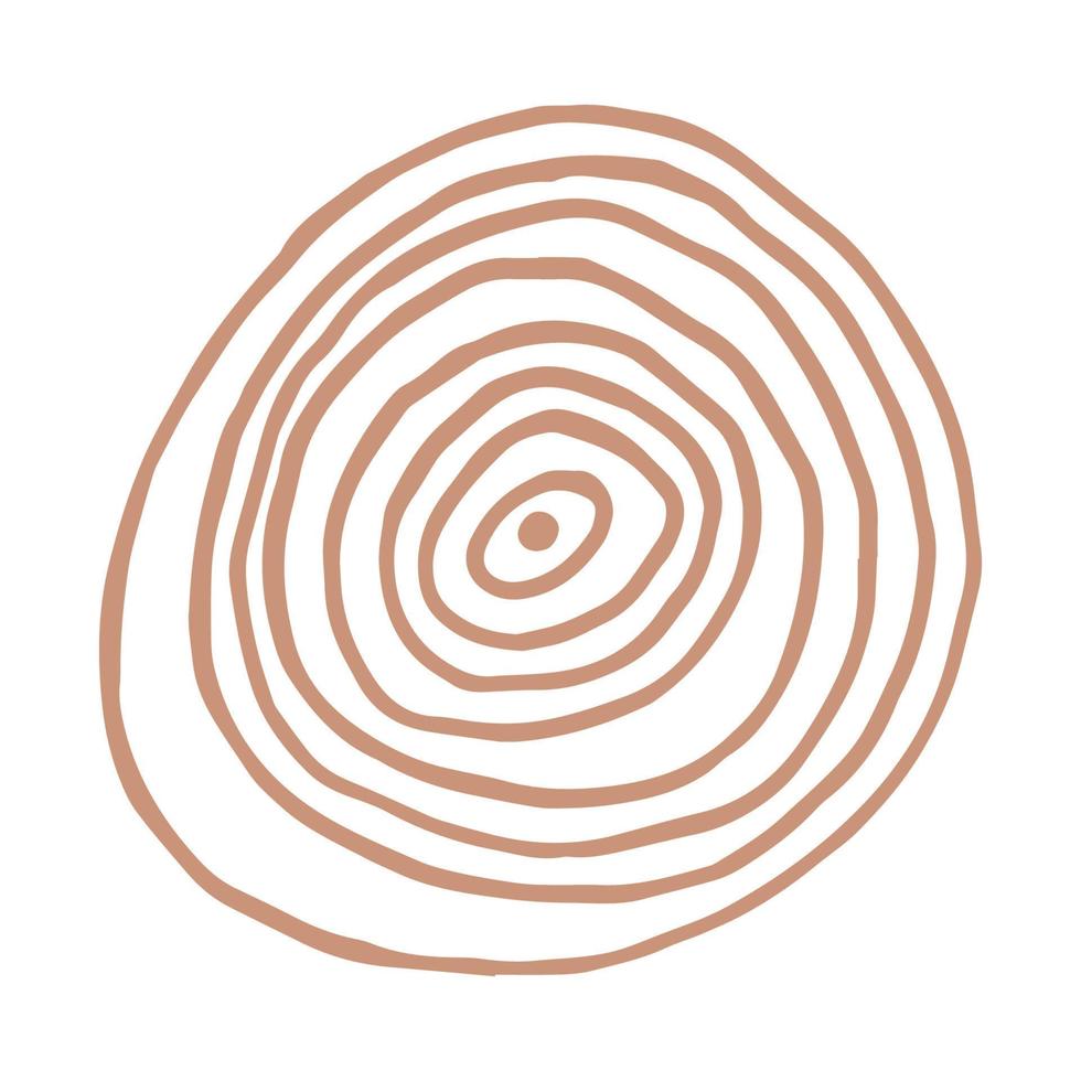 Vector abstract round doodle element for social media design, highlights, collages, backgrounds. Trendy shape scandi style