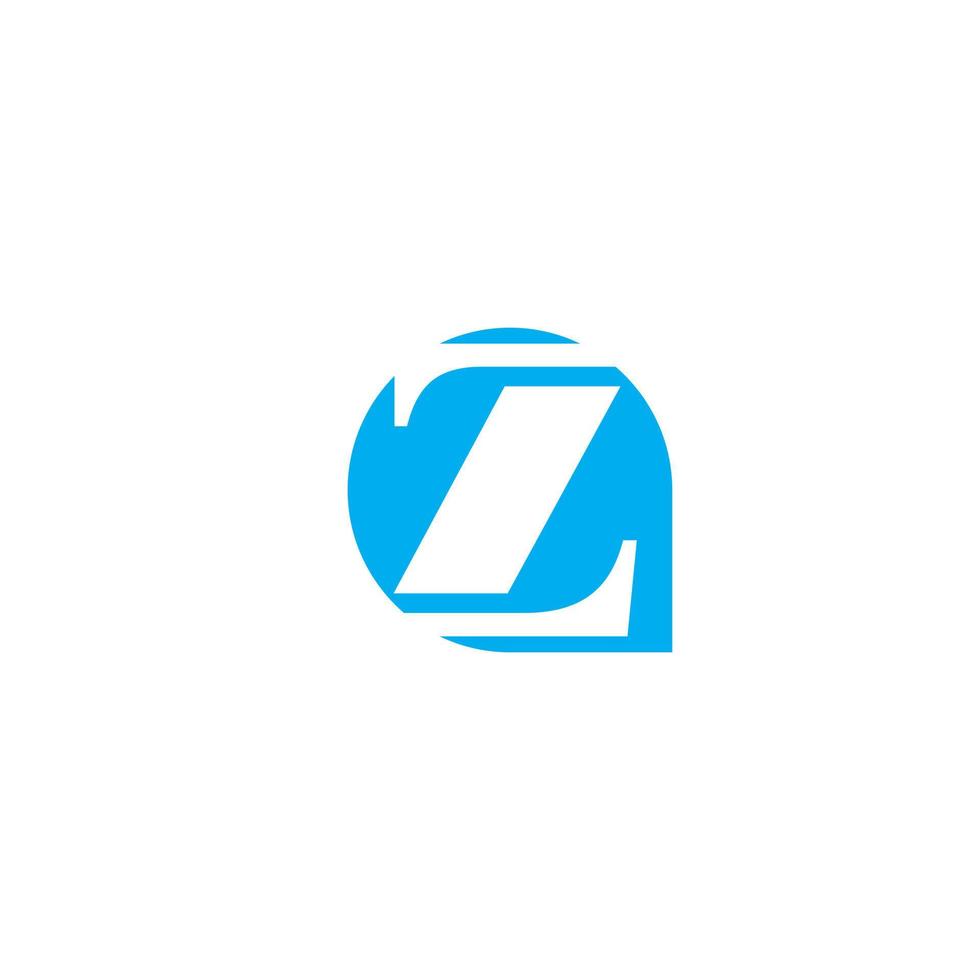 elementos de plantilla de diseño de icono de logotipo abstracto con letra z vector