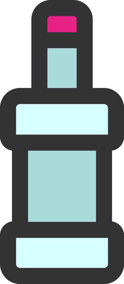 bottle color icon vector