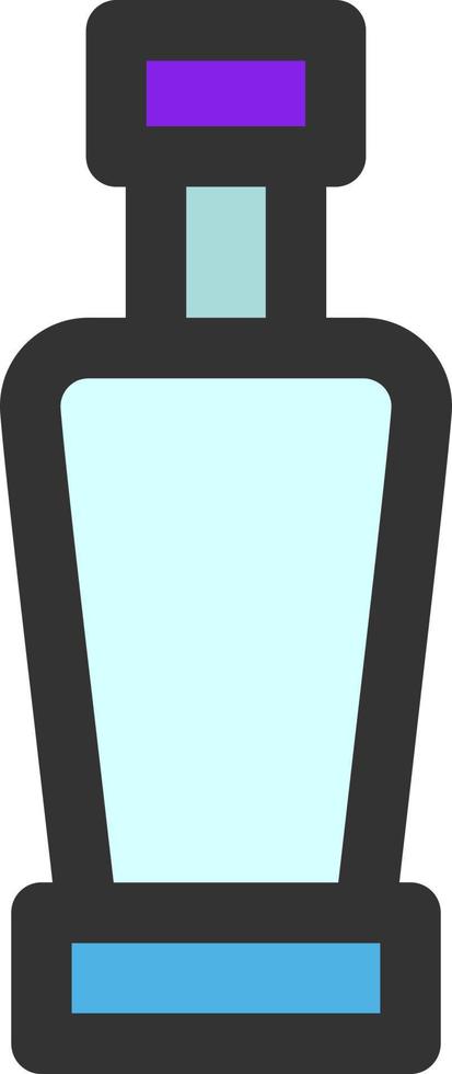 bottle color icon vector