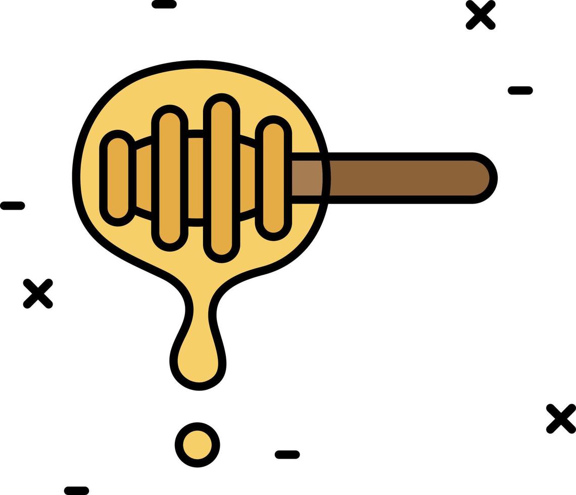 honey color icon vector