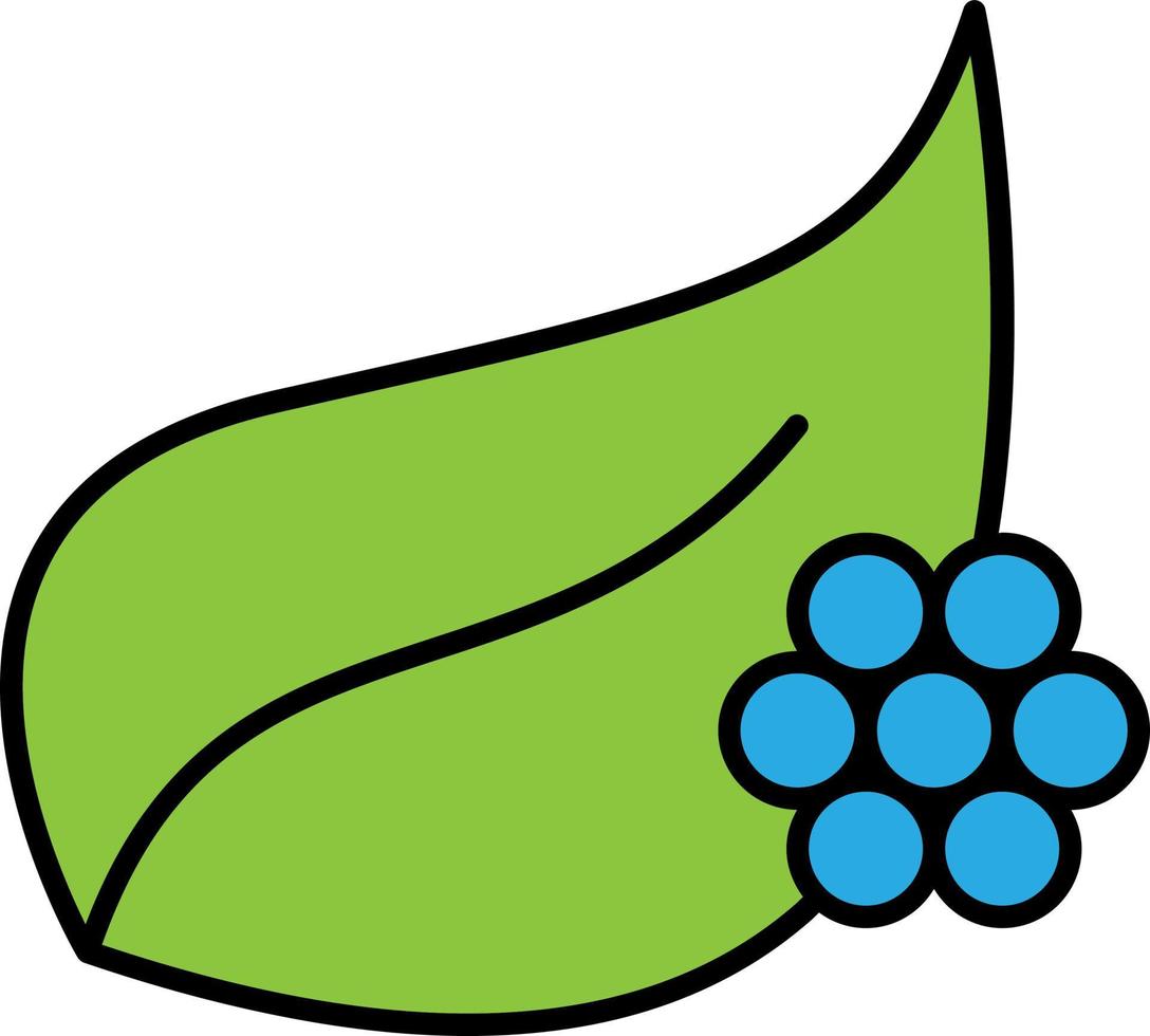 eggs, plant icon color icon vector