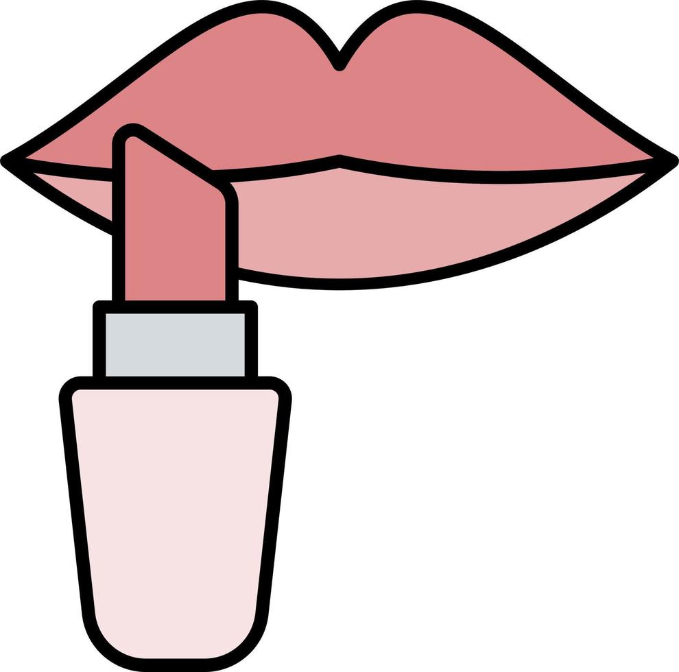 lipstick color icon vector