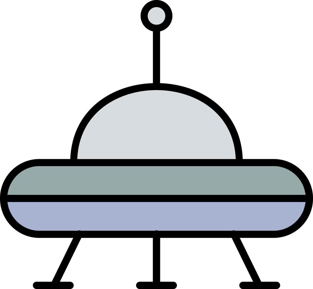 alien, space, ufo color icon vector