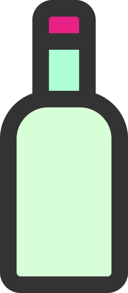 bottle color icon vector