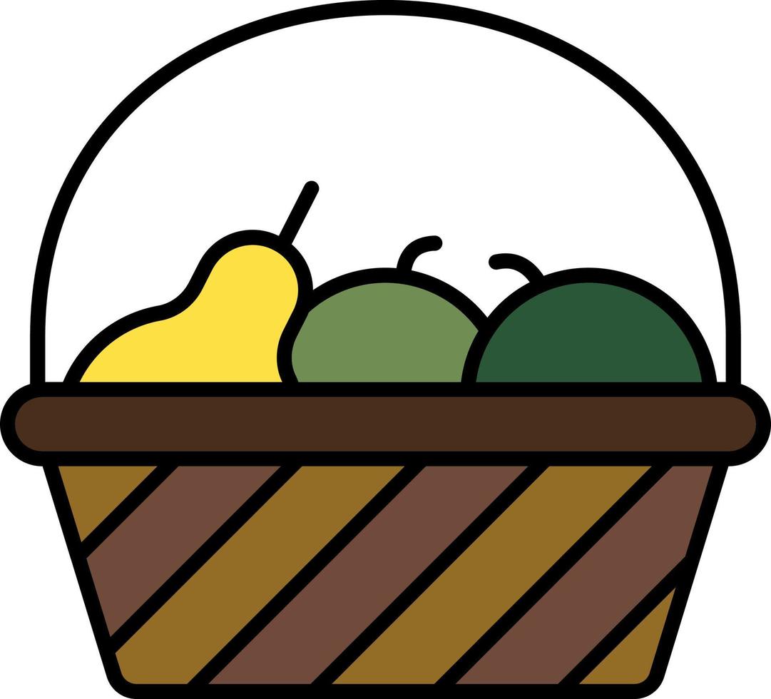 Fruit, basket color icon 14063419 Vector Art at Vecteezy