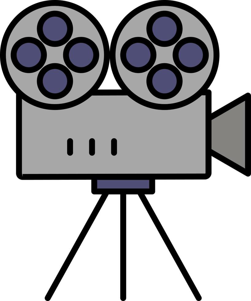 camera, video, cinema color icon vector