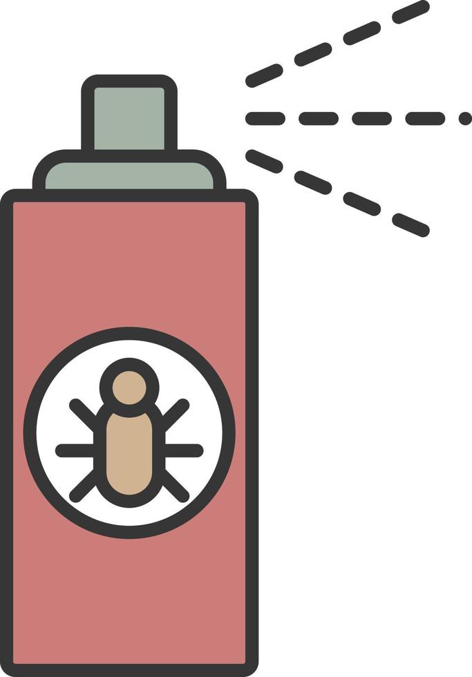 insecticide, spray, pets color icon vector