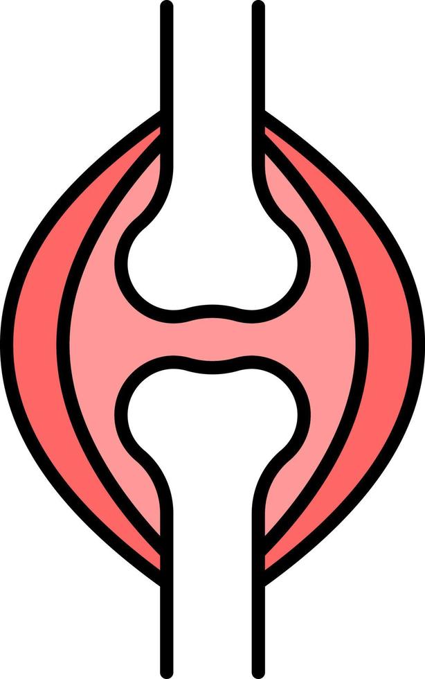 mount, bone, steel, metal color icon vector