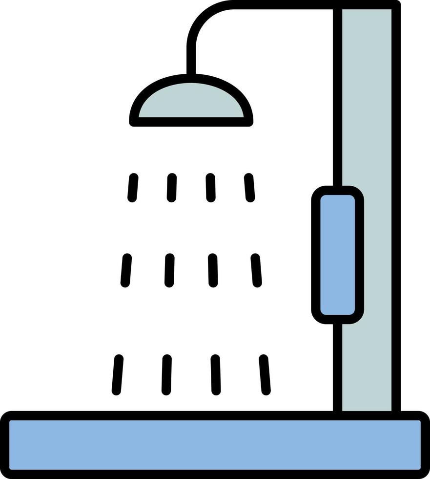 icono de ducha vector