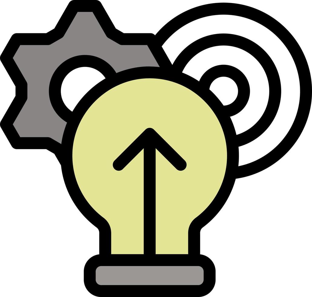 electricity, up arrow, settings color icon vector