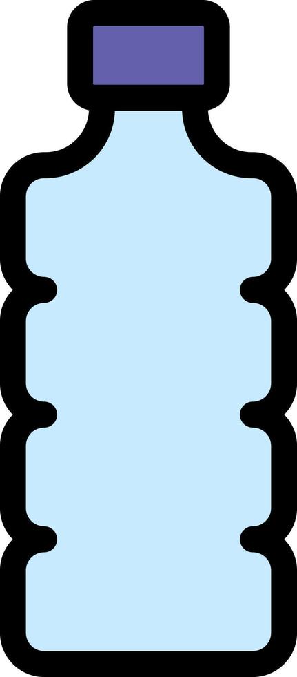 bottle, water color icon vector
