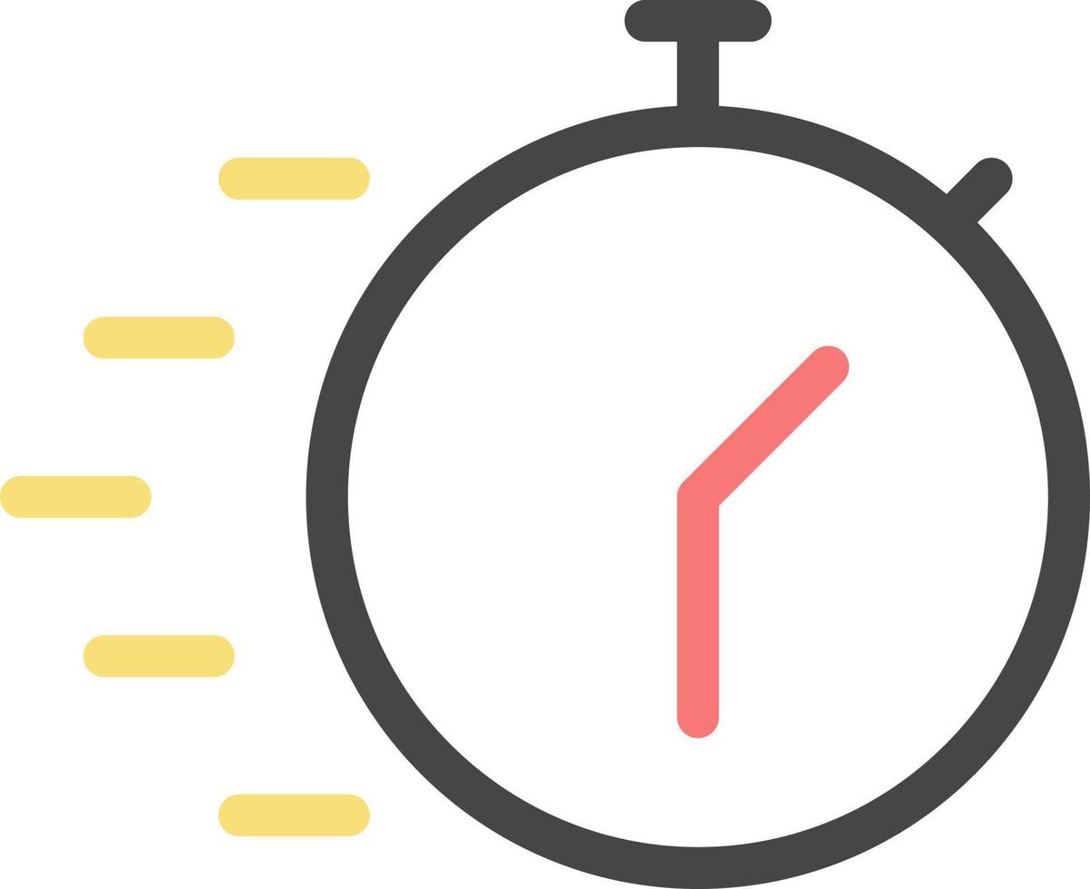 stopwatch color icon vector
