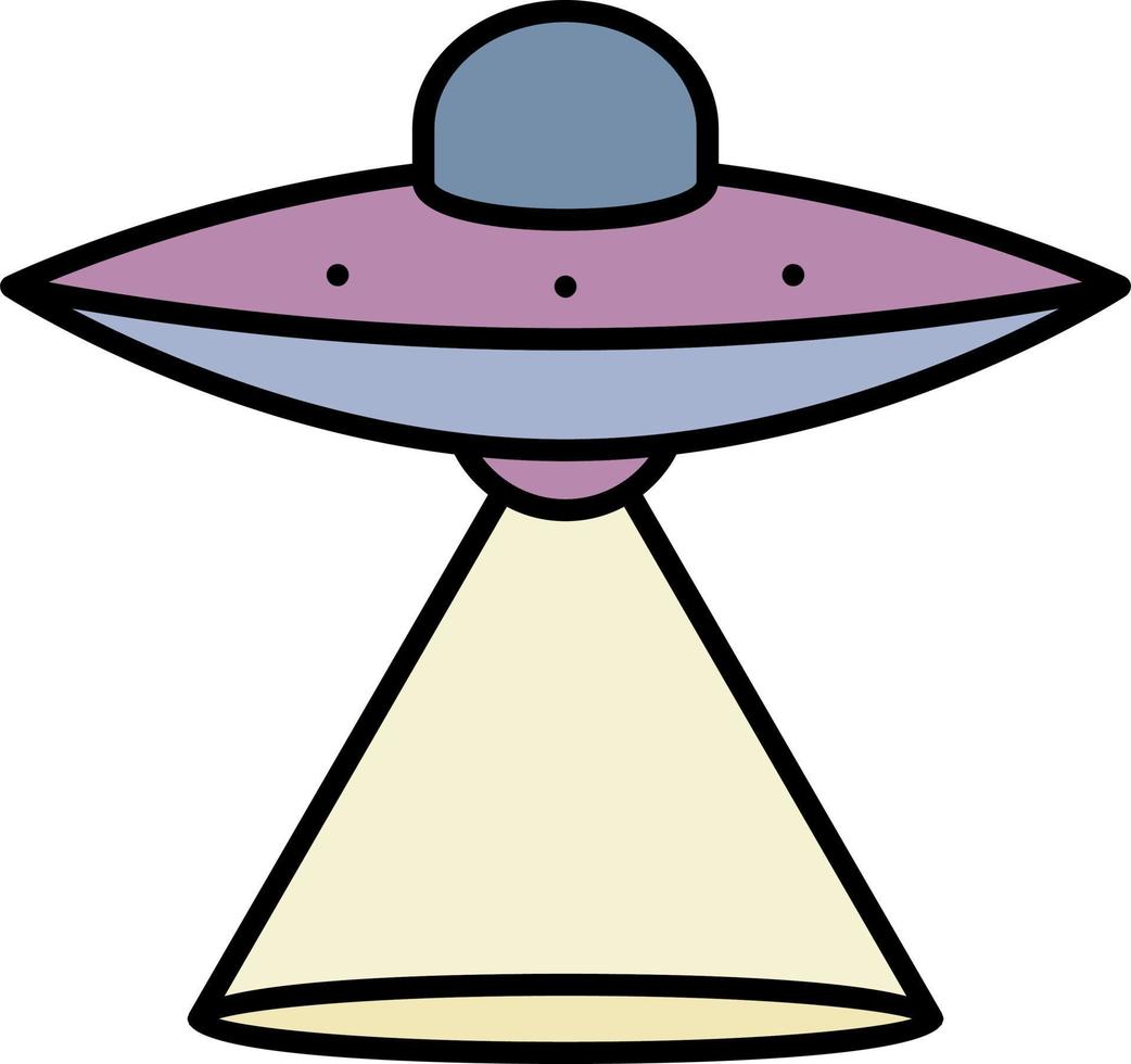 alien, space, ufo color icon vector