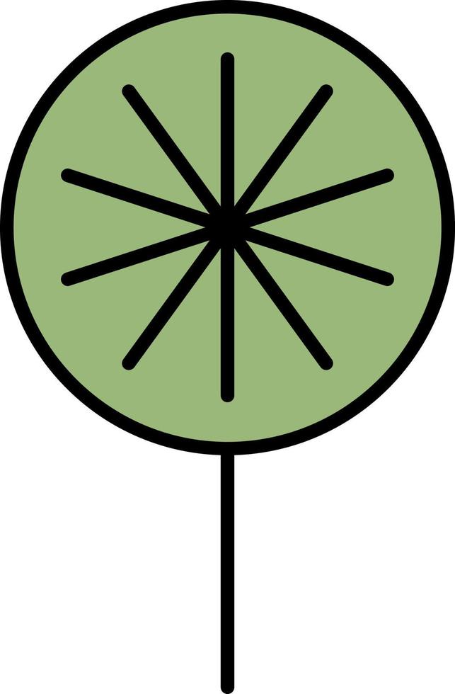 leaf color icon vector