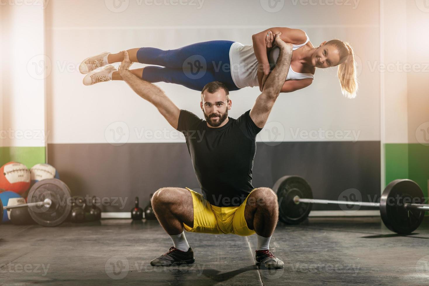 Couple In The Cross Training photo