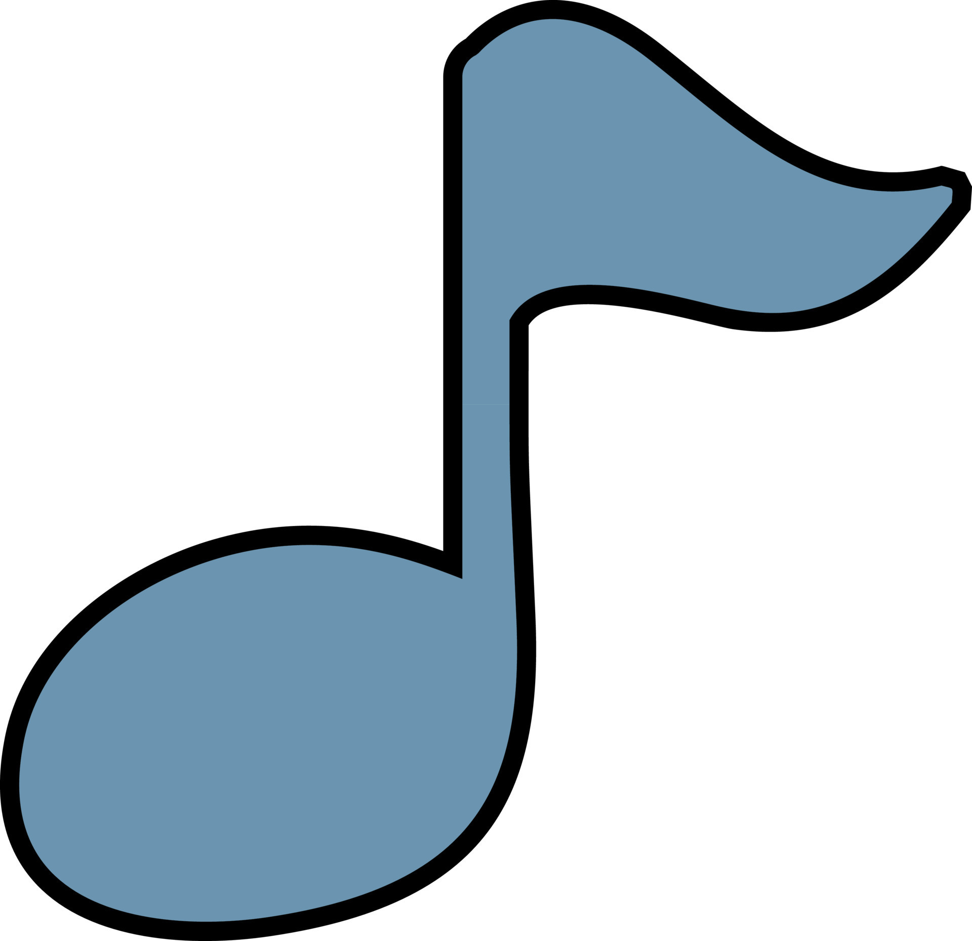 icono de color de contorno de nota musical 14063730 Vector en Vecteezy