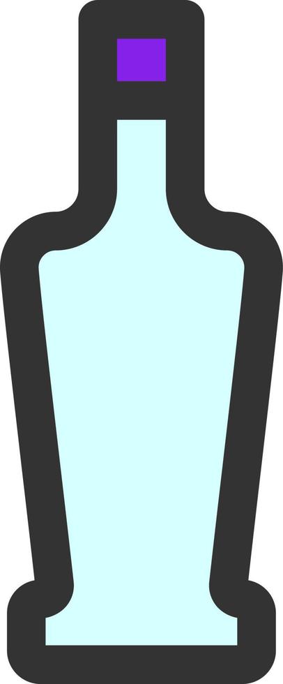 bottle color icon vector