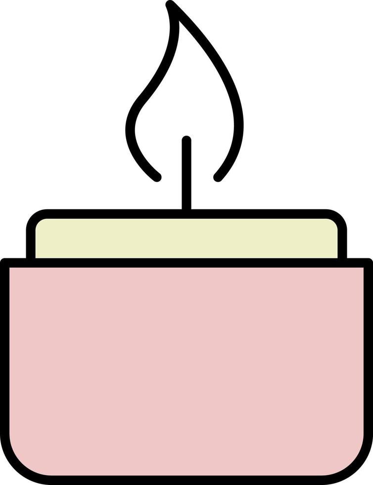 candle color icon vector