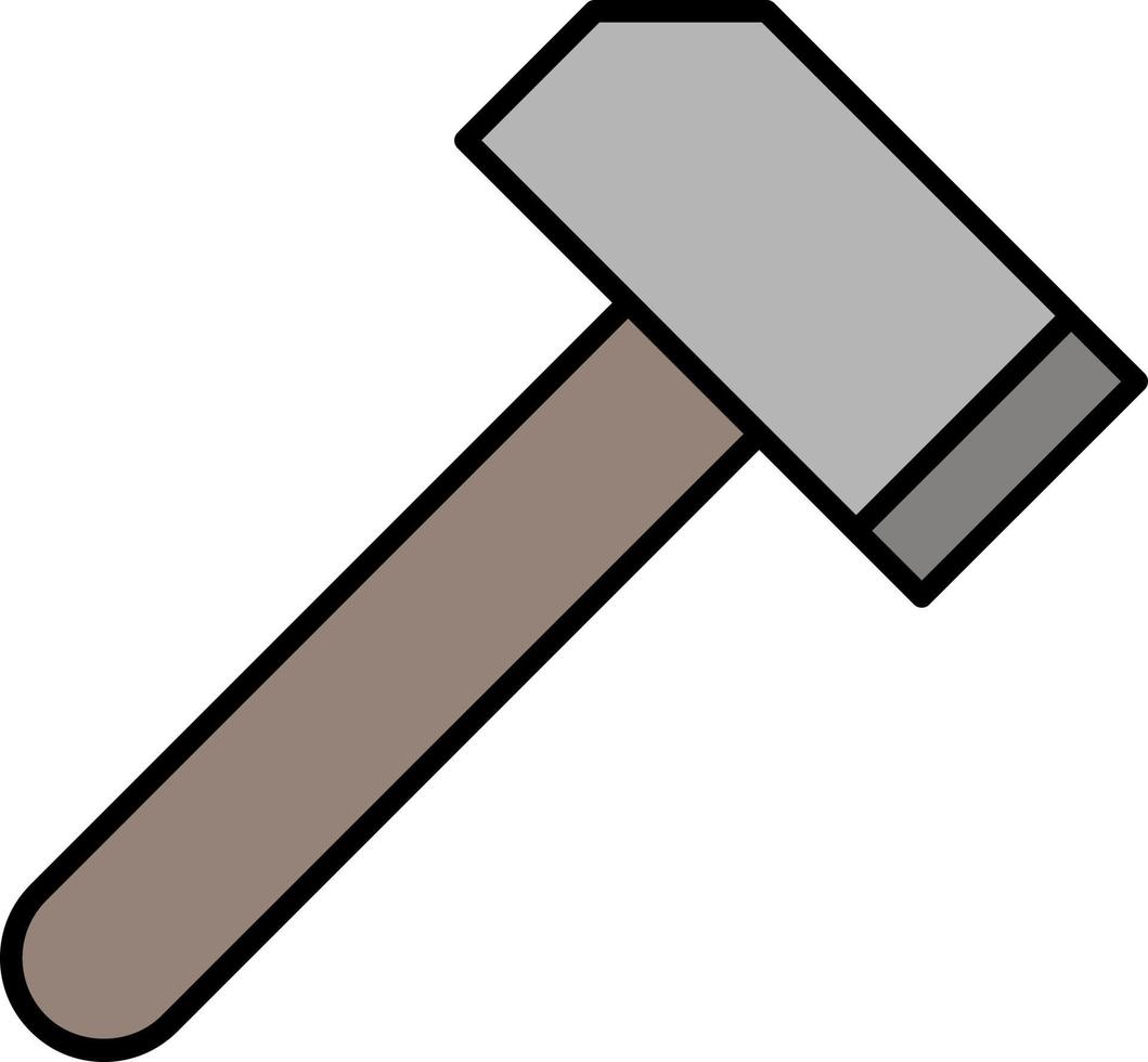 hammer color icon vector