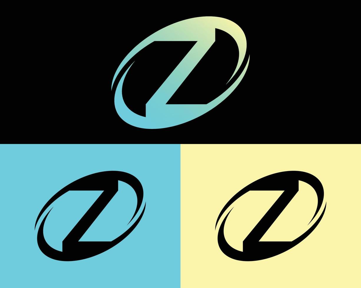 plantilla de diseño de logotipo de letra z creativa vector