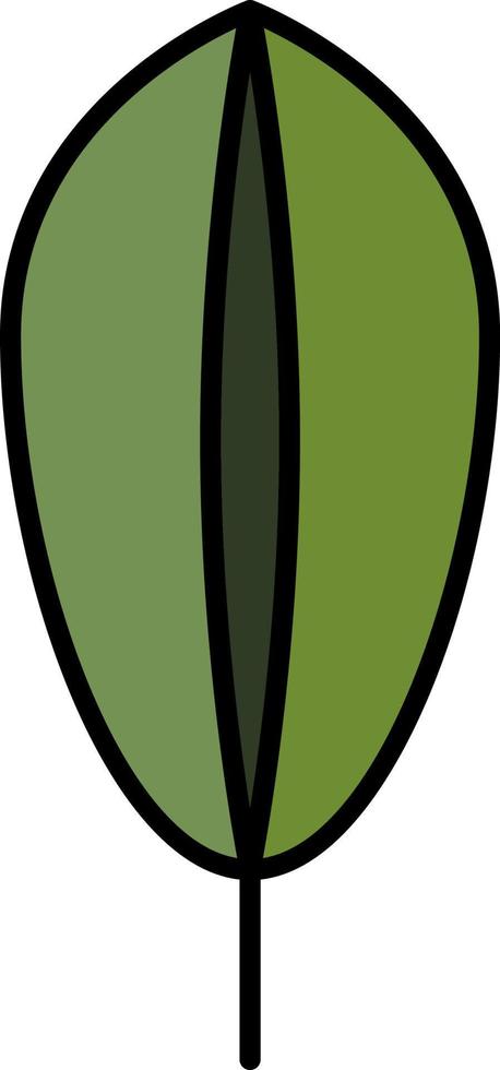 leaf color icon vector