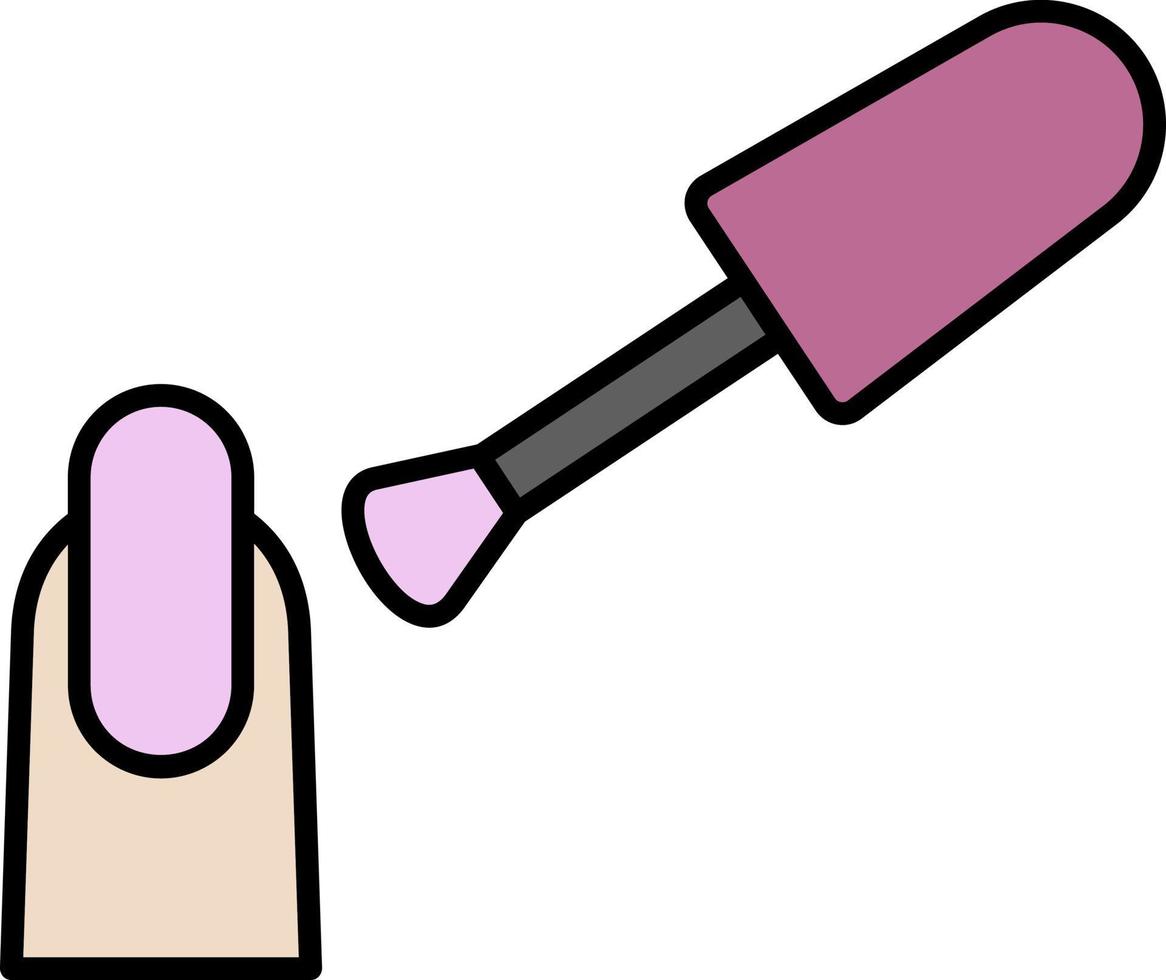 nail, varnish color icon vector