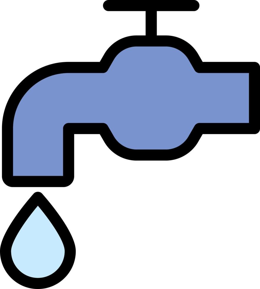 Crane, water, drop color icon vector