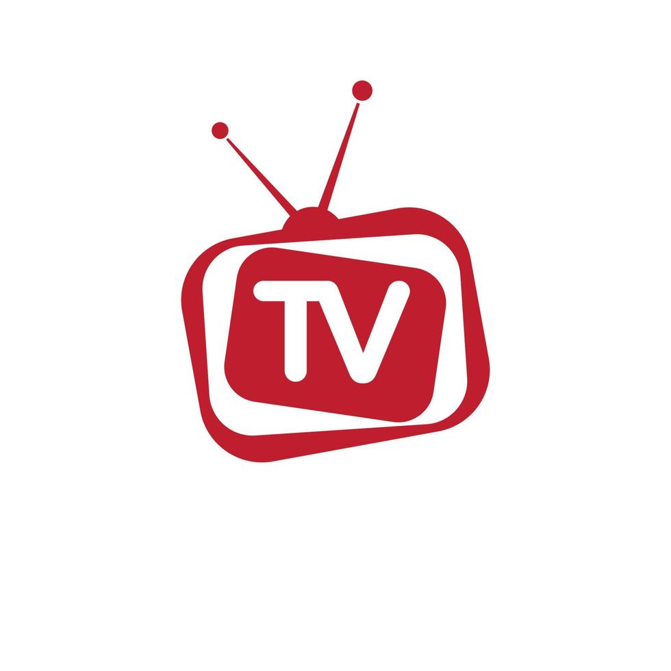 diseño de ilustración de vector de logotipo de icono de tv