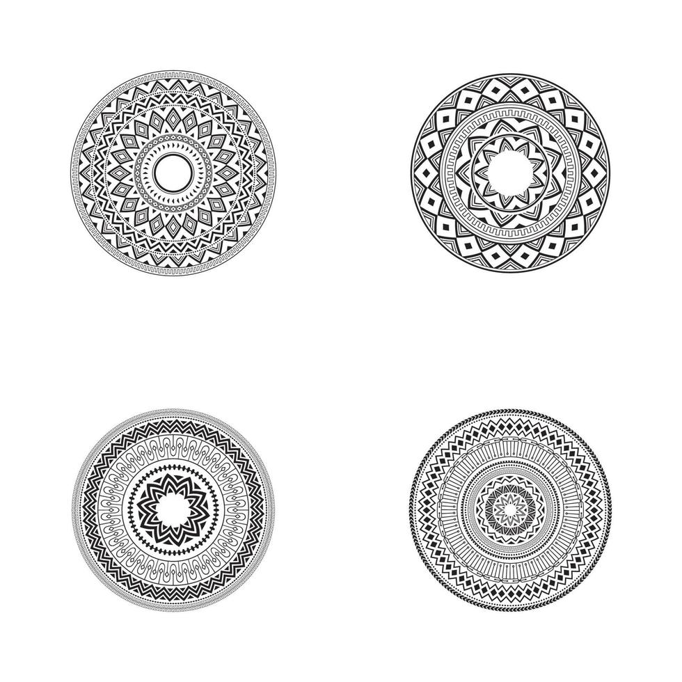 Circular pattern in form of mandala illustration vector