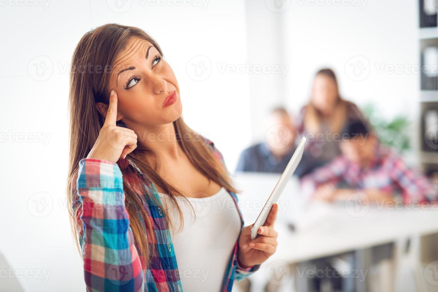 Young Pensive Designer photo