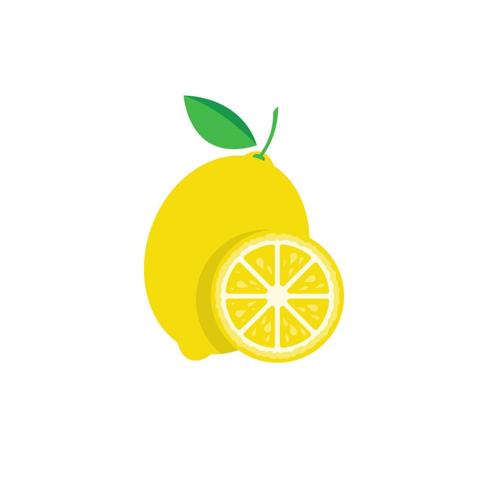 Fresh Lemon icon vector illustration