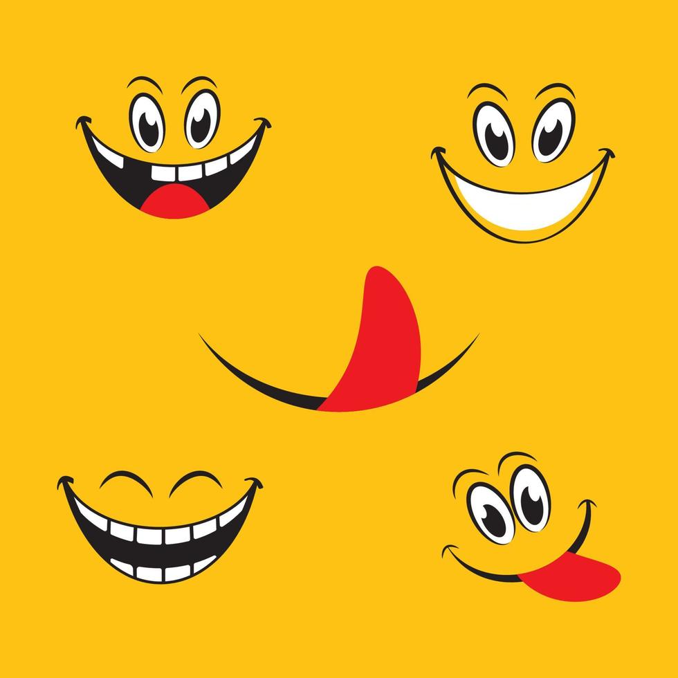 Smile emotion icon vector illustration