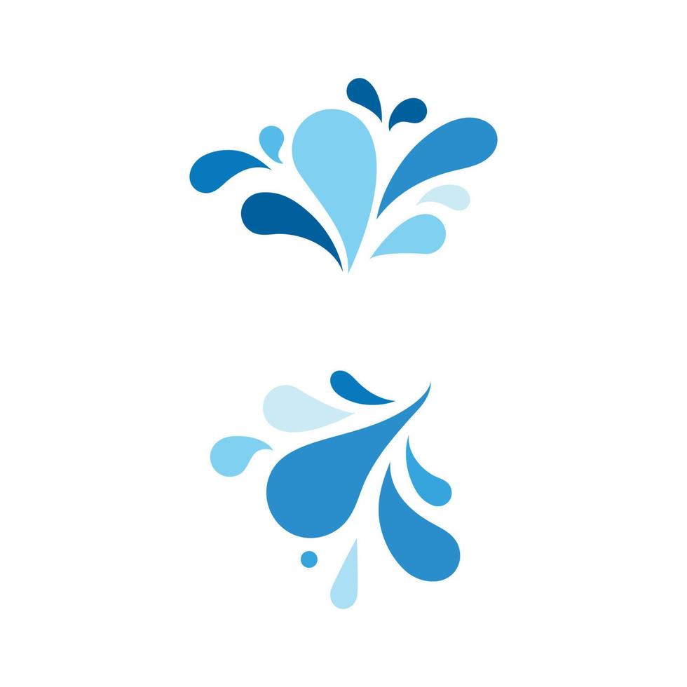 water splash icon vector illustration